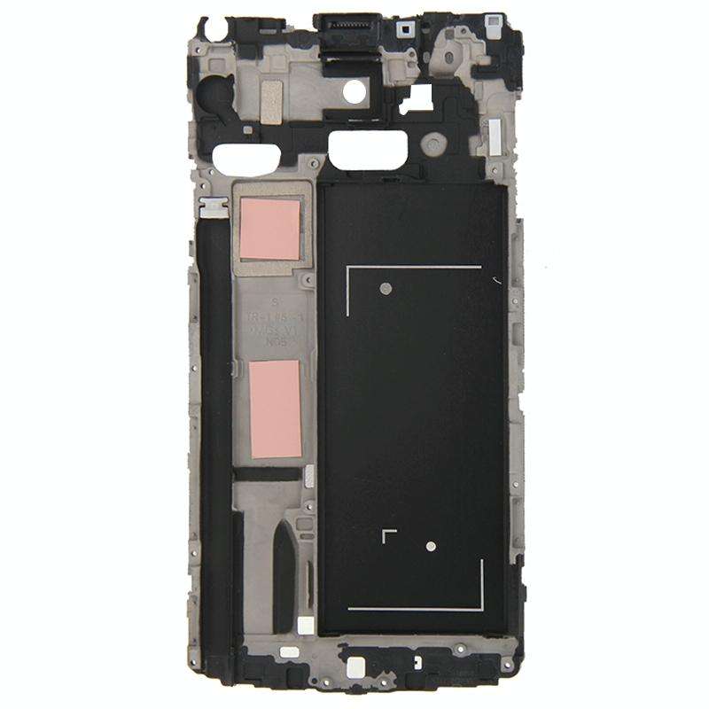 For Galaxy Note 4 / N910F Full Housing Cover (Front Housing LCD Frame Bezel Plate + Middle Frame ...