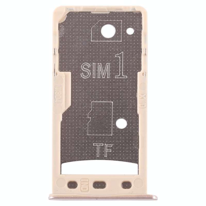 2 SIM Card Tray / Micro SD Card Tray for Xiaomi Redmi 5A(Gold)