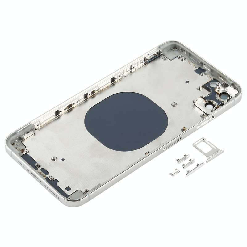 Back Housing Cover with Appearance Imitation of iP12 Pro Max for iPhone XS Max(White)