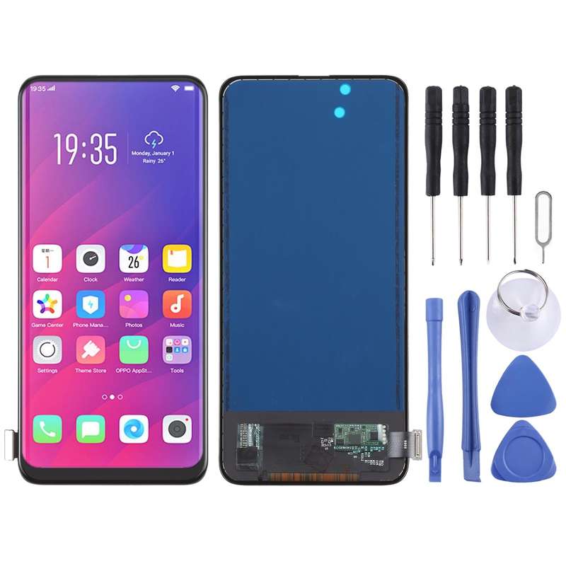 TFT Material LCD Screen and Digitizer Full Assembly for OPPO Find X