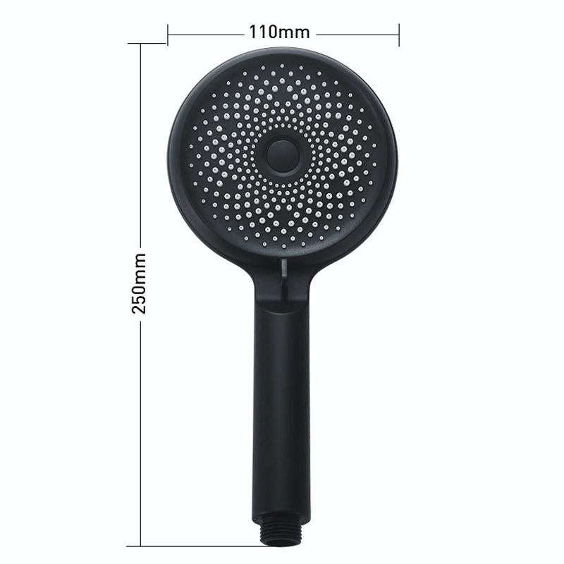 Home Handheld Silicone Supercharged Shower Nozzle, Style: White