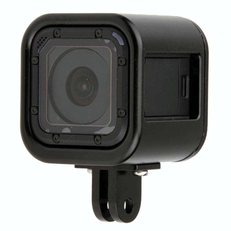 Housing Shell CNC Aluminum Alloy Protective Cage with Insurance Back Cover for GoPro HERO5 Sessio...