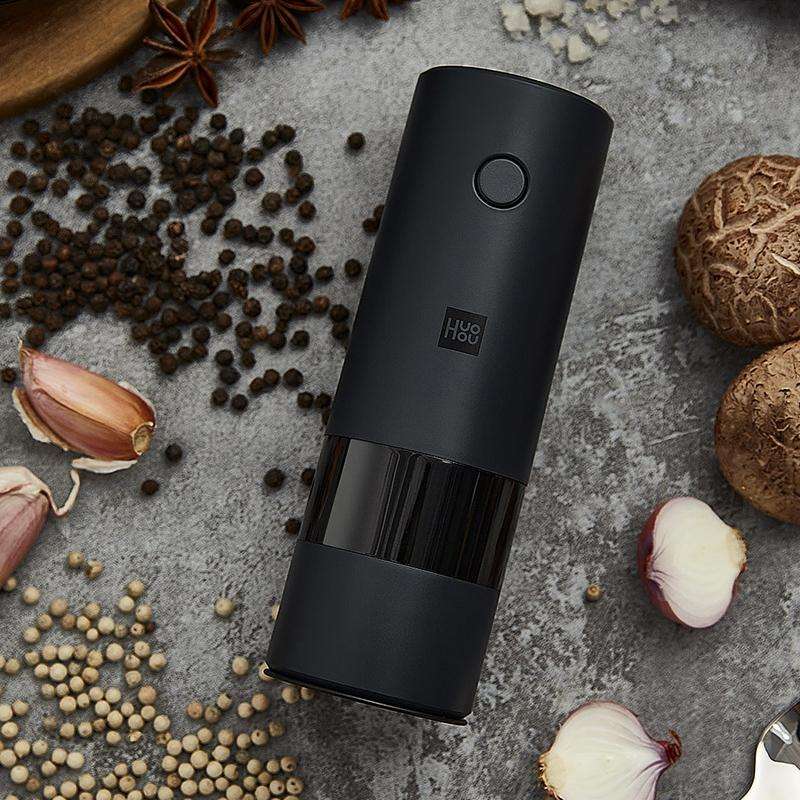 Original Xiaomi Youpin Huohou Electric Grinding Machine Automatic Mill Pepper Grinder(Black)