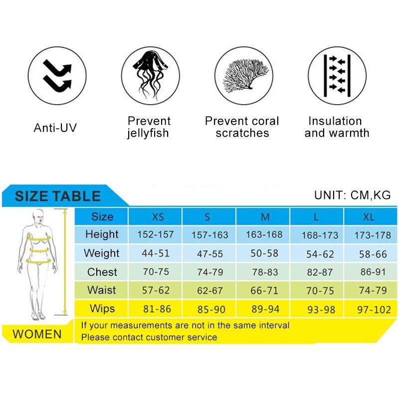 SLINX 1710 3mm Neoprene Super Elastic Wear-resistant Warm Contrast Long-sleeved One-piece Diving ...