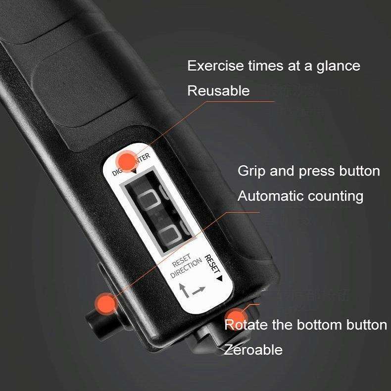 Fitness Exercise Arm Strength Machine Puller Finger Grip Strength Machine Mechanical Count-Orange