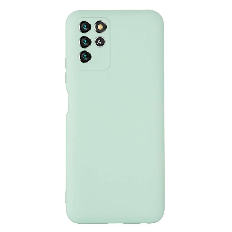 For ZTE V30 Vita Pure Color Liquid Silicone Shockproof Full Coverage Phone Case(Green)