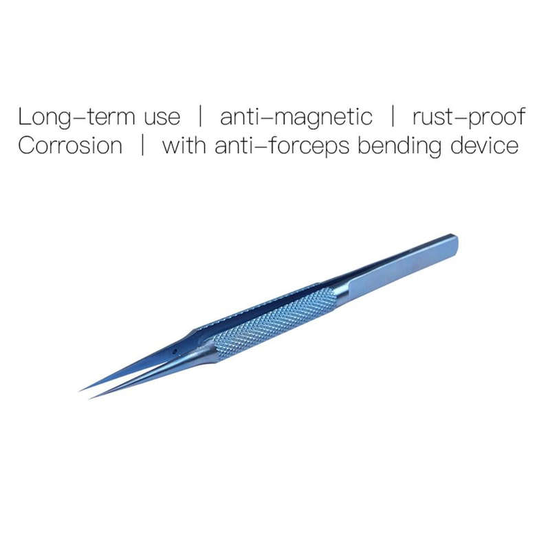 Kaisi Titanium Alloy Tweezers Repair Fingerprint Fly Line Phone Motherboard Precise Antimagnetic ...