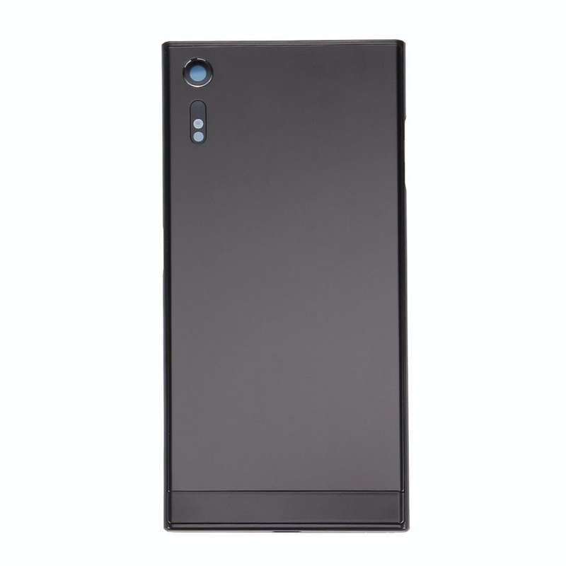 Back Battery Cover + Back Battery Bottom Cover + Middle Frame for Sony Xperia XZ(Black)