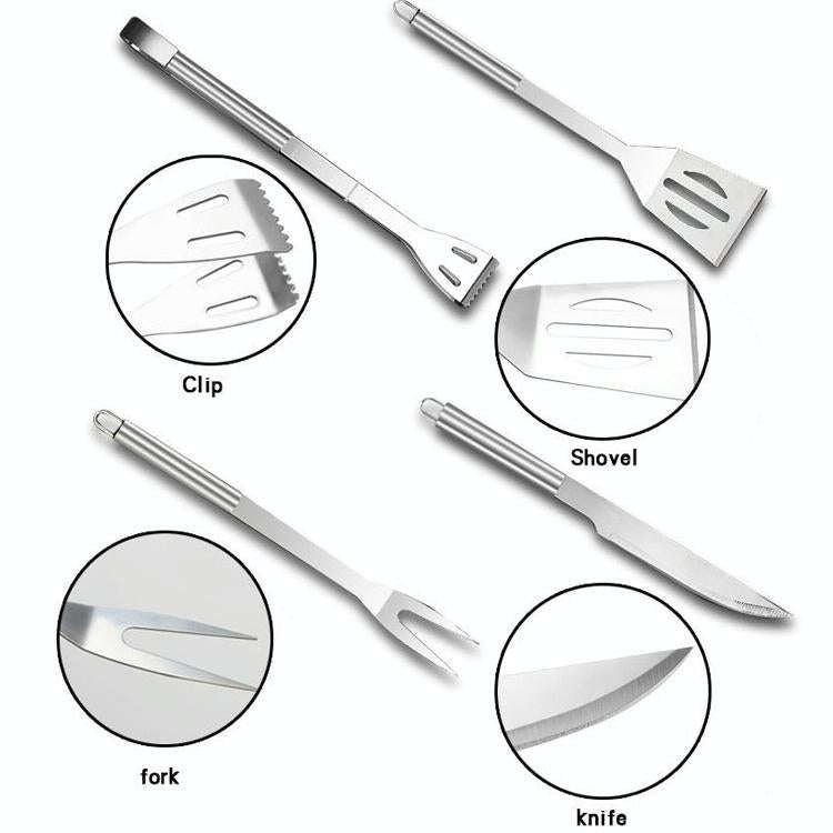9 in 1 Outdoor Tableware Set Camping Barbecue Tableware Picnic Tool Set