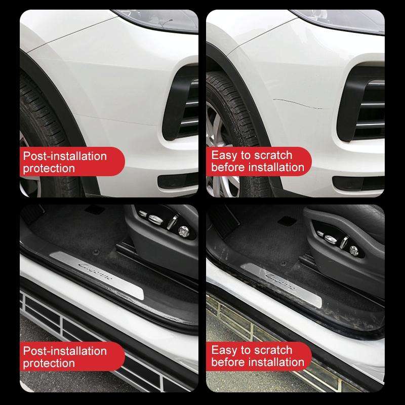 Universal Car Door Invisible Anti-collision Strip Protection Guards Trims Stickers Tape, Size: 10...