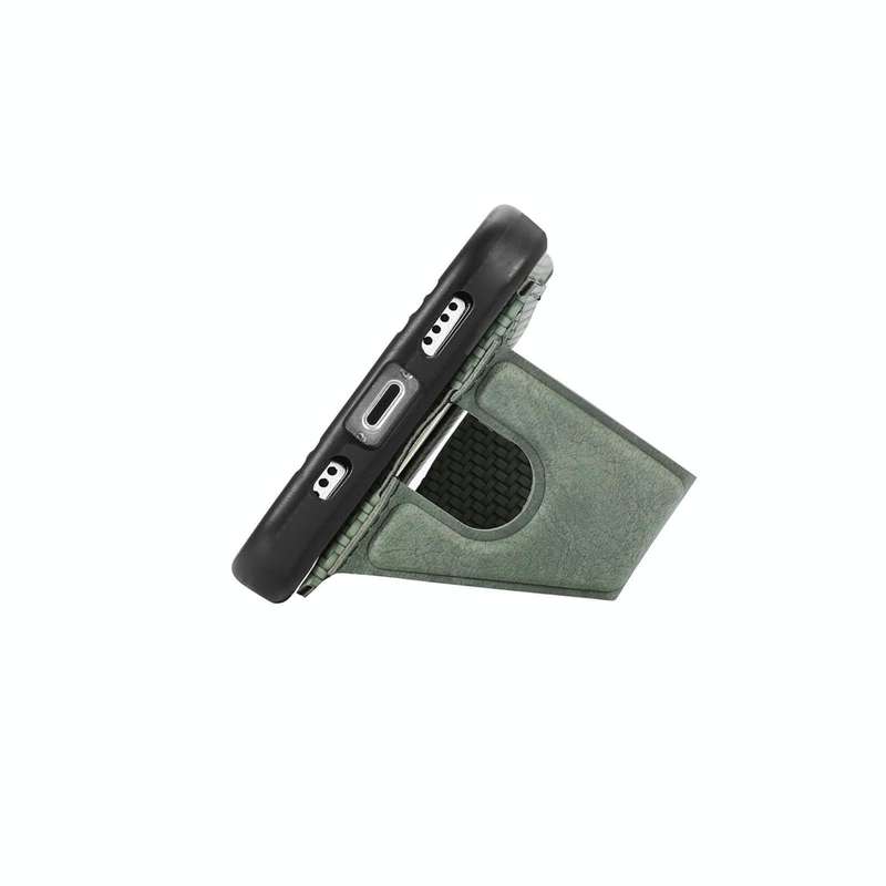 For Huawei nova Y90 Carbon Fiber Wallet Flip Card Holder Phone Case(Green)