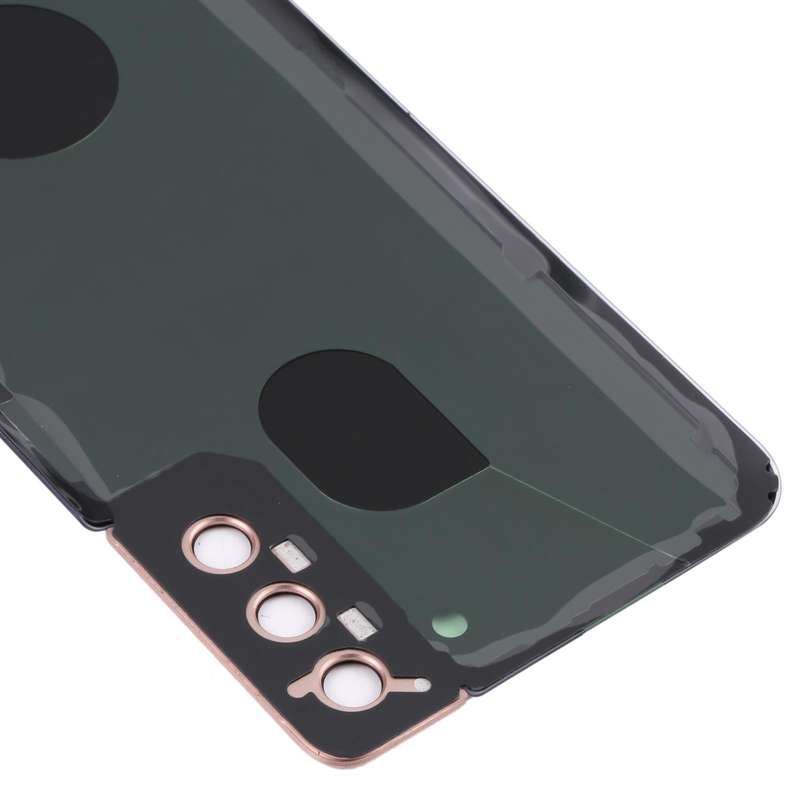 For Samsung Galaxy S21+ 5G Battery Back Cover with Camera Lens Cover (Purple)