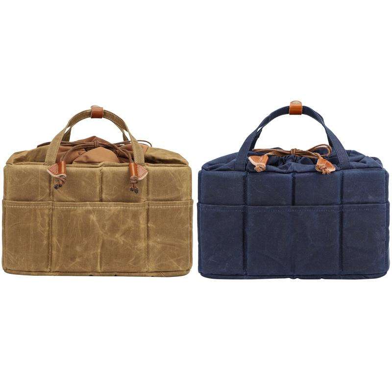K707 Portable SLR Lens Liner Bag Camera Storage Bag(Navy Blue)
