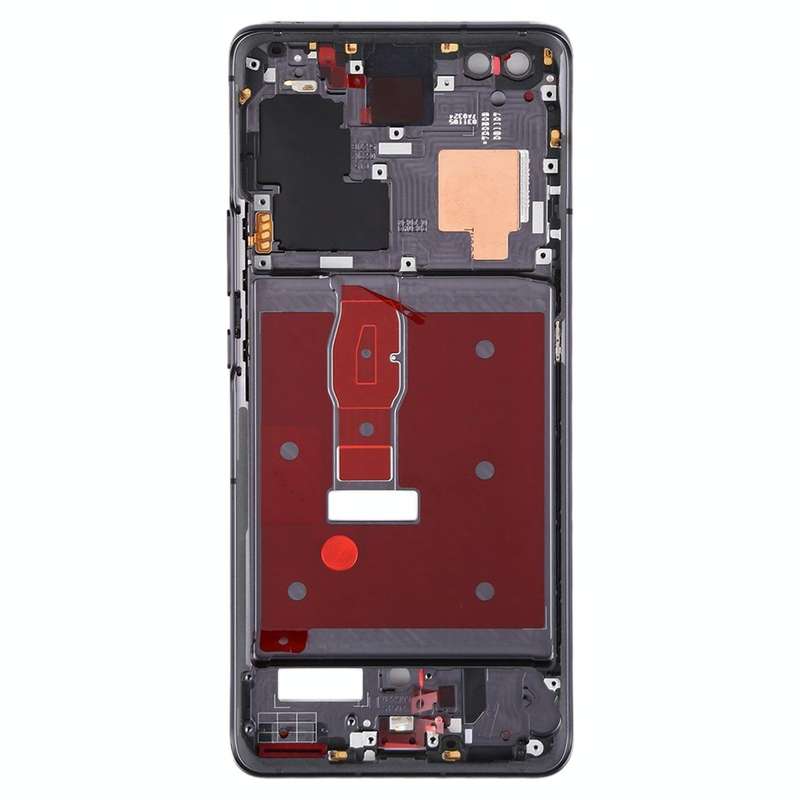 Original Middle Frame Bezel Plate for Huawei Honor 30 Pro(Black)