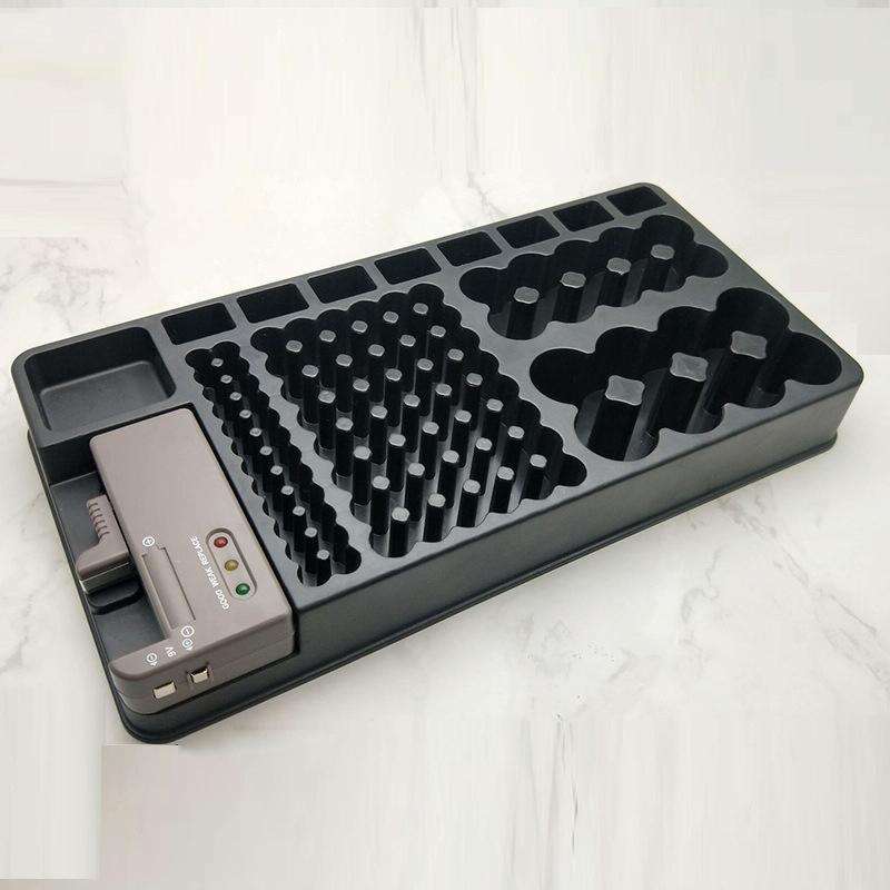 Multifunctional Battery Storage Box Battery Tester Battery Strength Indicator Storage Box Capacit...