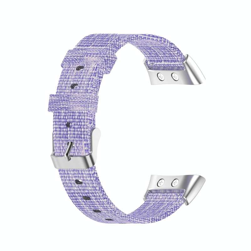 For Garmin Forerunner 45 / 45S / Swim 2 Universal Nylon Canvas Watch Band(Purple)