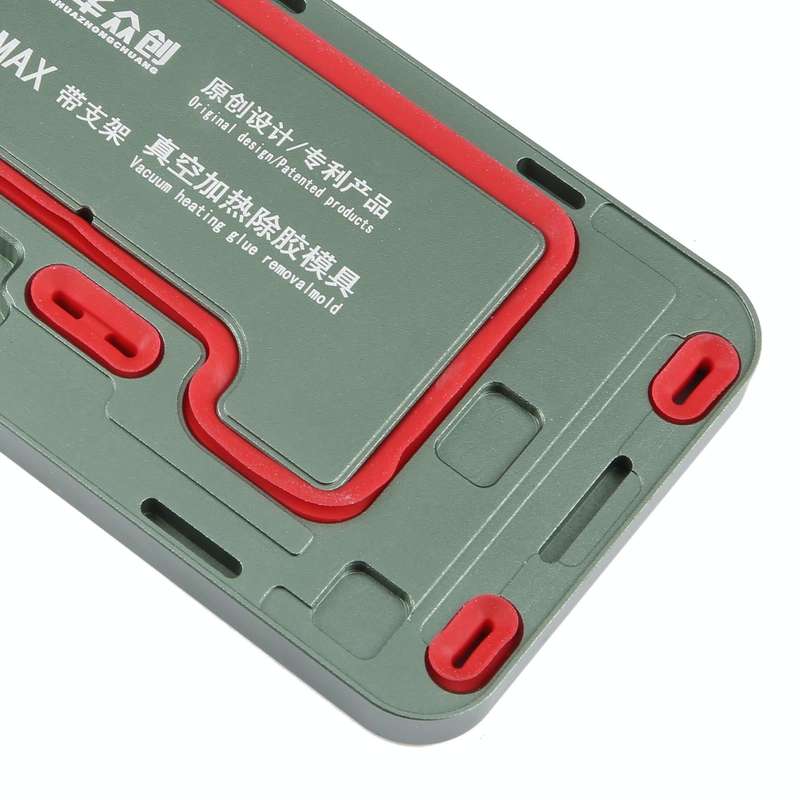 For iPhone 12 Pro Max LCD Screen Frame Vacuum Heating Glue Removal Mold with Holder