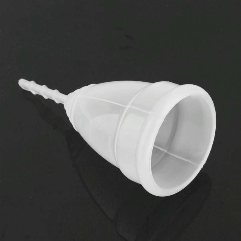 3 PCS Reusable Soft Cup Silicone Menstrual Cup, Size:Small(Purple)