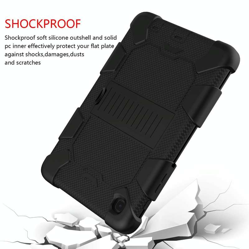 For Samsung Galaxy Tab A7 Lite T220 / T225 Two-Color Robot Shockproof Silicone + PC Protective Ca...