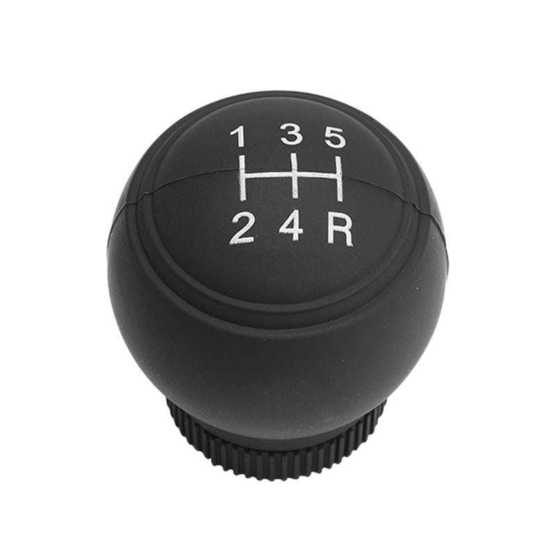 For Volkswagen 5-speed+R Car Silicone Dustproof Shift Knob Gear Protective Cover(Black)
