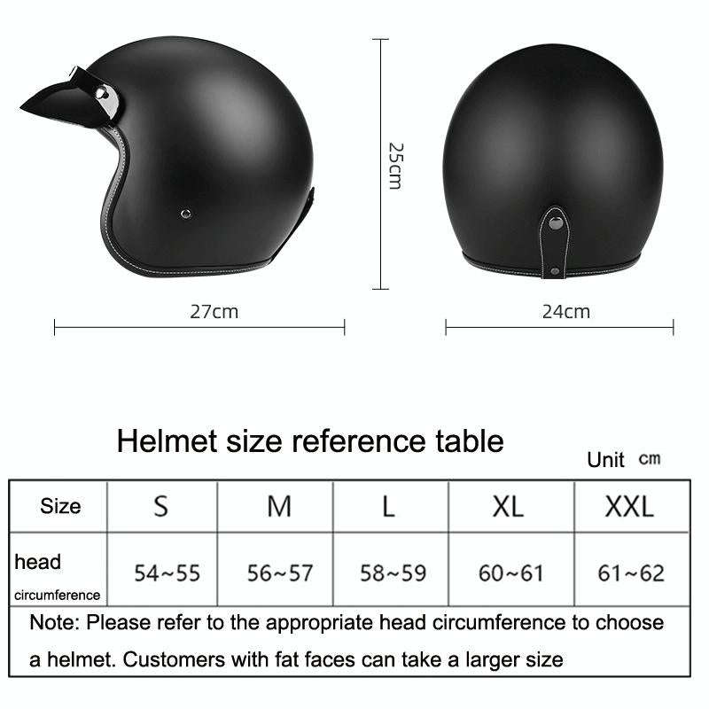 BYB 701 All Seasons Retro Motorcycle Helmet, Size: XL(Bright White)