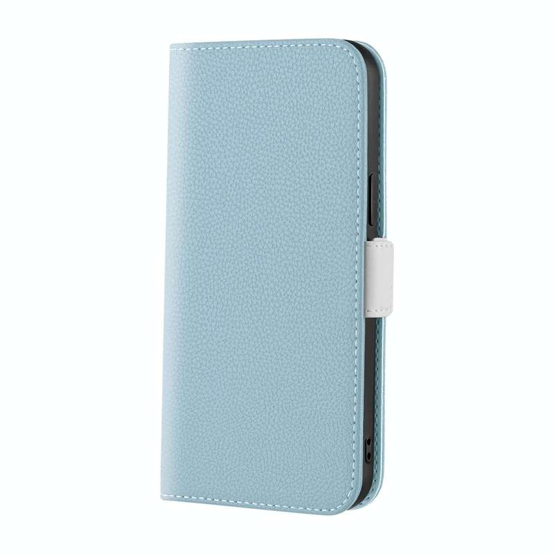 For OPPO A57 5G 2022 Candy Color Litchi Texture Leather Phone Case(Light Blue)