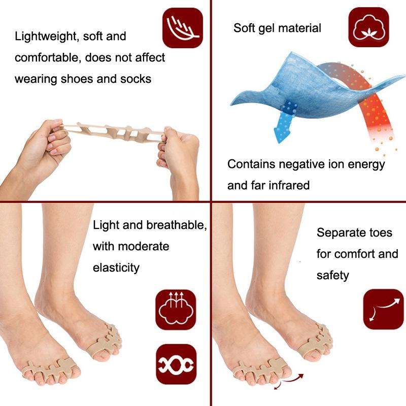 Home Use Toe Valgus Silicone Corrector Big Foot Toe Splitter