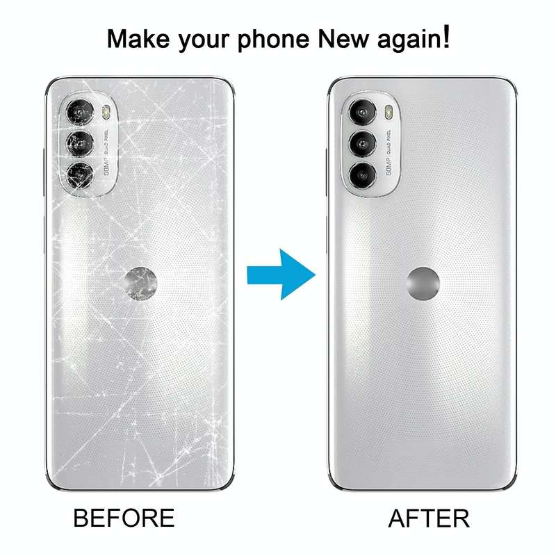 For Motorola Moto G71s Original Battery Back Cover(White)