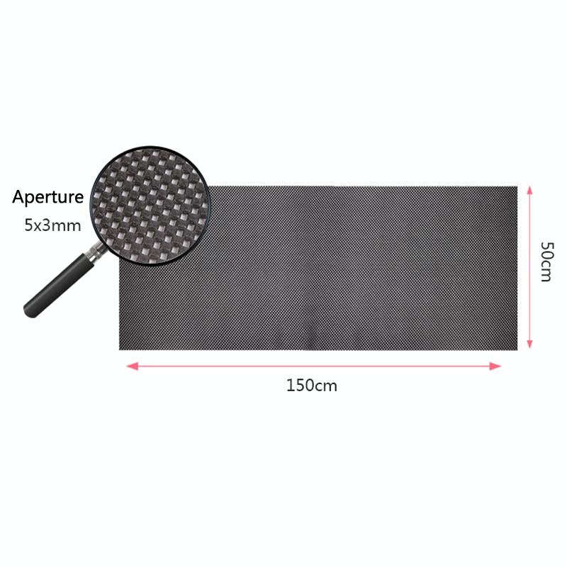 2 PCS DM-1505 PVC Foam Car Anti-slip Mat Home Car Use Bridge Trunk Non-slip Mat(Black)