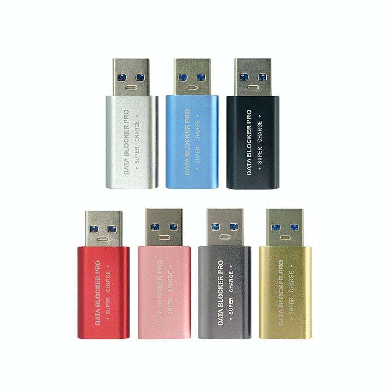 GE06 USB Data Blocker Fast Charging Connector(Black)