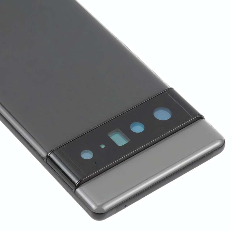 For Google Pixel 6 Pro Battery Back Cover with Middle Frame(Black)