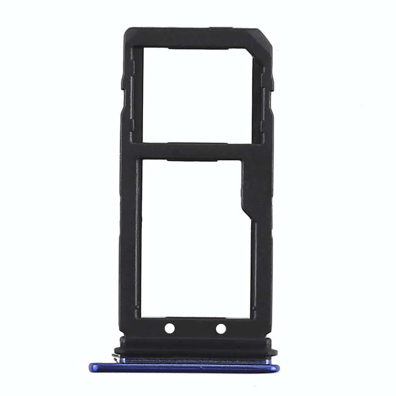 SIM Card Tray + Micro SD Card Tray for HTC U11 Life(Blue)