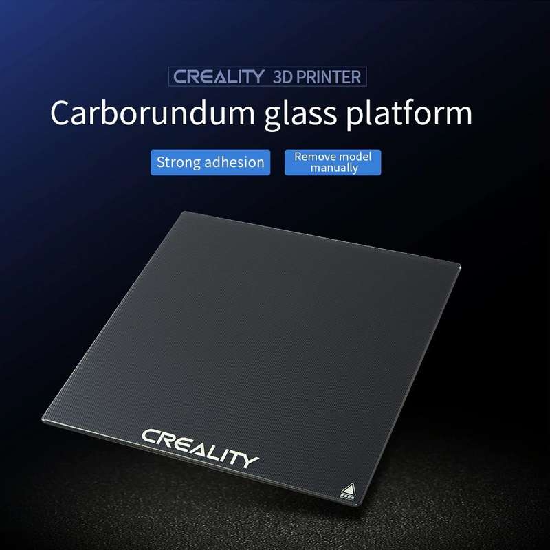 Creality Carborundum Glass Plate Platform Heated Bed Build Surface for Ender-3 3D Printer Part