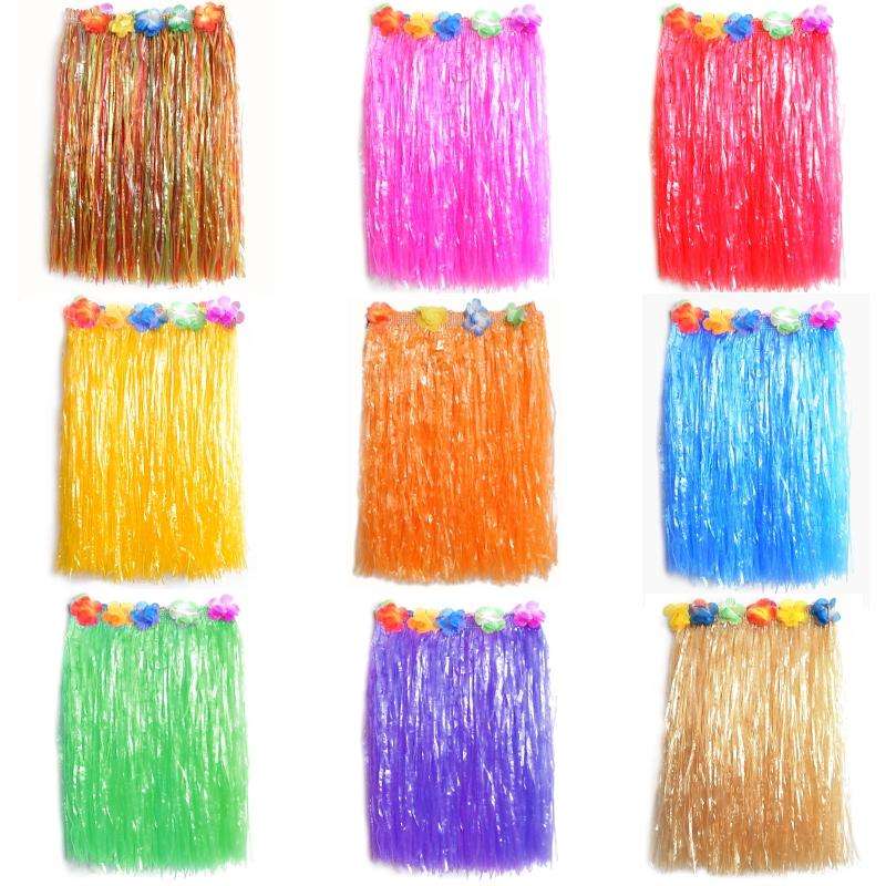 3 PCS Hawaiian Hula Party Show Dress Up Props, Size: 40cm(Single Layer Colorful)