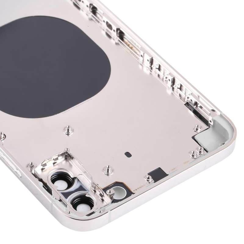 Back Housing Cover with Appearance Imitation of iP13 Pro Max for iPhone XS Max(White)