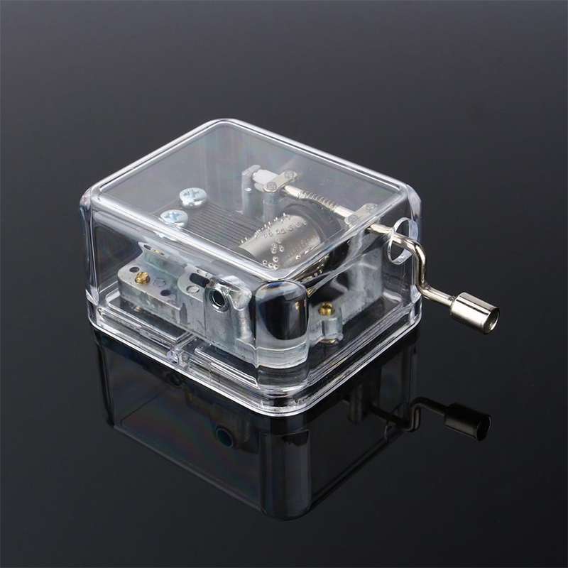 Music Box DIY Craft Vintage Musical Gold Hand Music Boxes(Castle in the Sky)