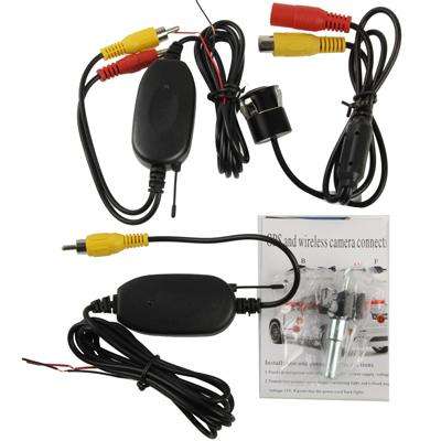 2.4G DVD Wireless Car Rearview Reversing Parking Backup Color Camera, Wide viewing angle: 120 Deg...