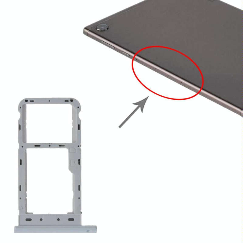 SIM Card Tray + Micro SD Card Tray for Lenovo Tab M10 TB-X505X TB-X505L TB-X505F TB-X505 (White)