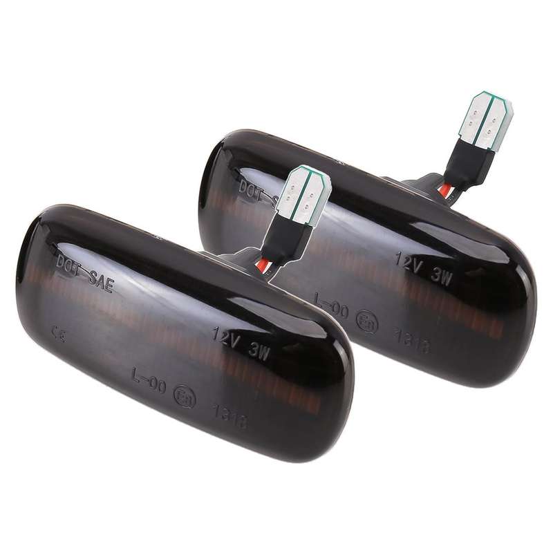 2 PCS DC12V / 3W Car LED Dynamic Blinker Side Lights Flowing Water Turn Signal Light for Audi, Ye...