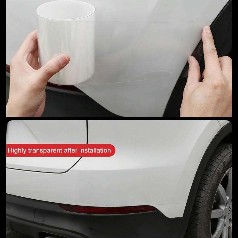 Universal Car Door Invisible Anti-collision Strip Protection Guards Trims Stickers Tape, Size: 10...