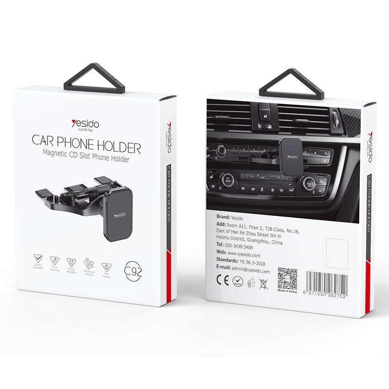 Yesido C92 Car CD Port Magsafe Magnetic Phone Holder(Black)