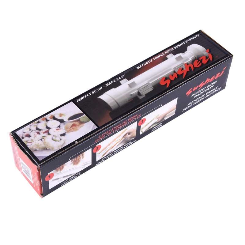 Sushi DIY Convenient Perfect Homemade Sushi Roll Maker(White)
