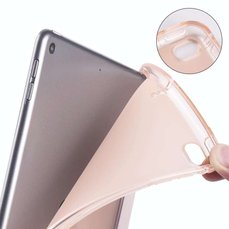 For iPad Mini 5 / Mini 4 3-folding Horizontal Flip PU Leather + Shockproof TPU Case with Holder &...