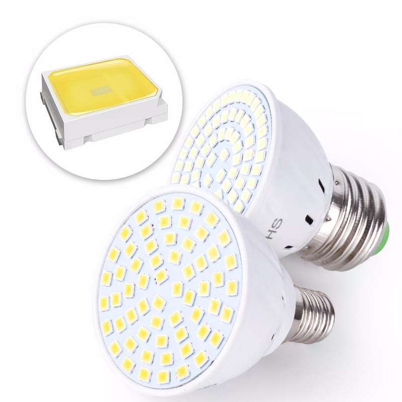 LED Concentrating Plastic Lamp Cup Household Energy-saving Spotlight, Wattage:7W E27 60 LEDs(Warm...