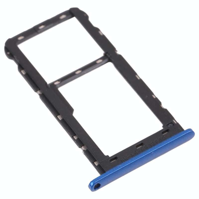 SIM Card Tray + Micro SD Card Tray for ZTE Blade A51 (Blue)