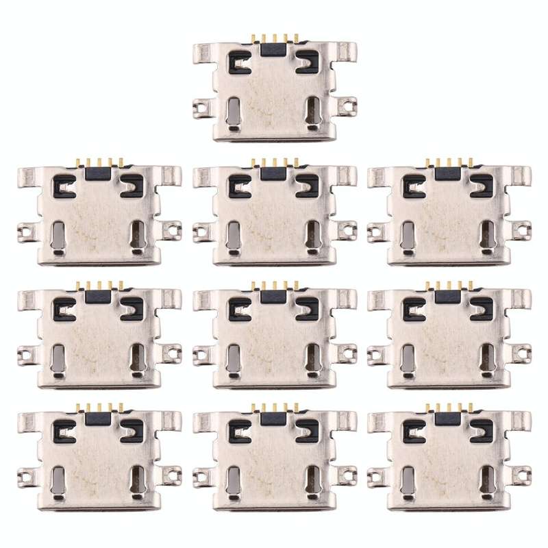 10 PCS Charging Port Connector for Xiaomi Redmi Note 6 / Redmi Note 6 Pro