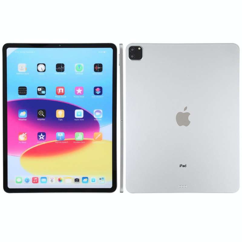 For iPad Pro 12.9 2022 Color Screen Non-Working Fake Dummy Display Model (Silver)