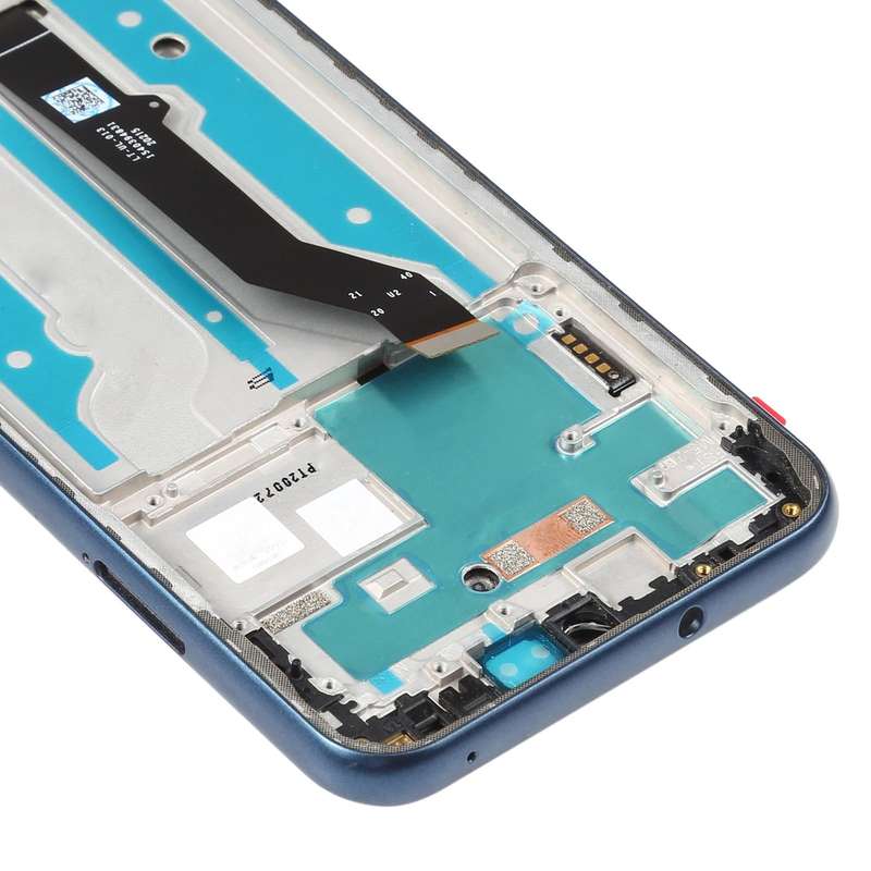 TFT LCD Screen for Motorola Moto E (2020)Digitizer Full Assembly with Frame (Blue)