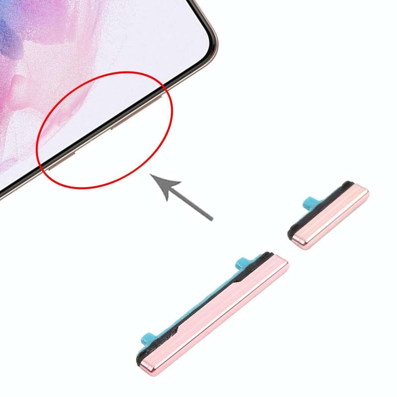 For Samsung Galaxy S21+ 5G Power Button and Volume Control Button(Pink)