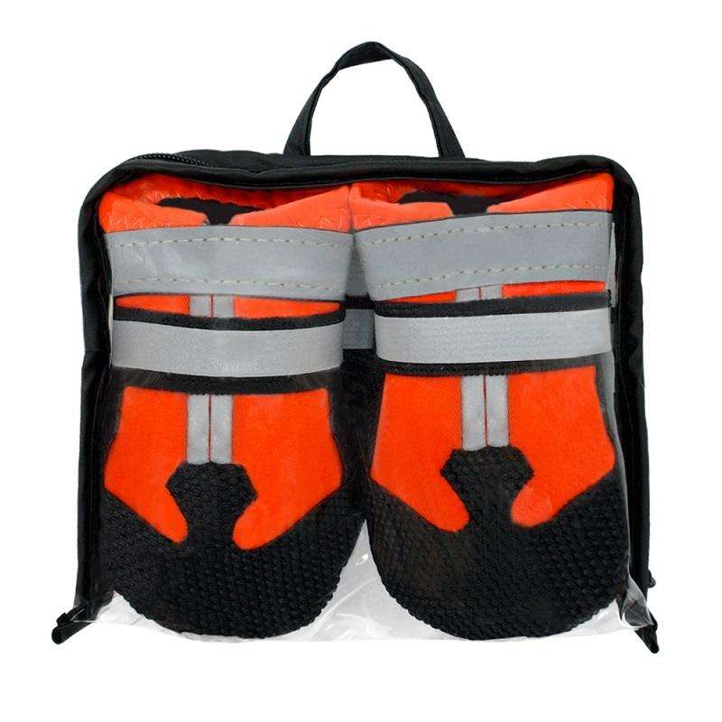 Wear-Resistant Non-Slip & Waterproof Pet Shoe Covers Medium And Large Dog Shoes(XXL Lake Blue)